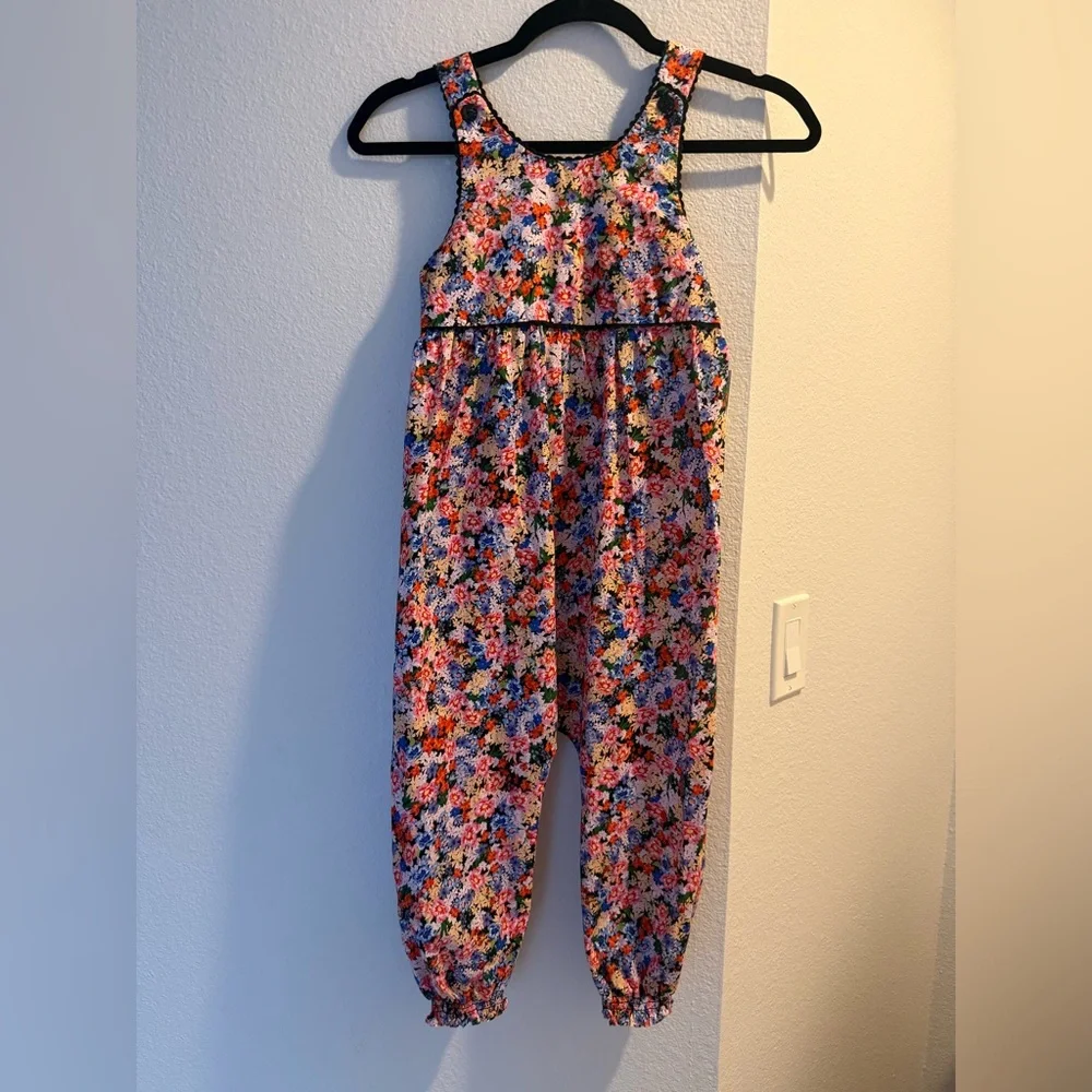 NWT Lil’ Lemons For Love & Lemons Floral Button Jumper - Picture 2 of 7